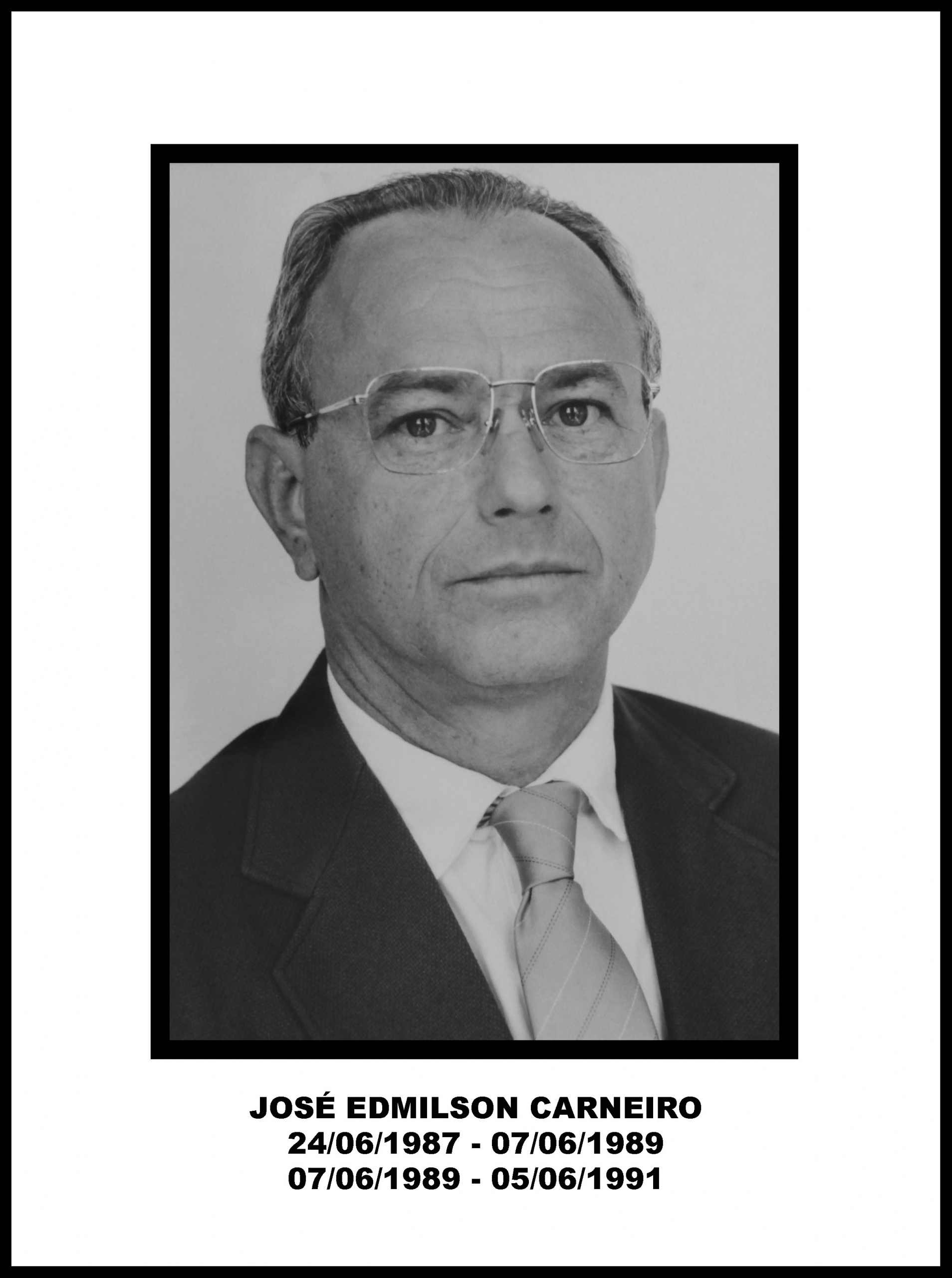 Retrato oficial de José Edmilson — Venerável Mestre